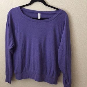 American Apparel purple/pink M long sleeve